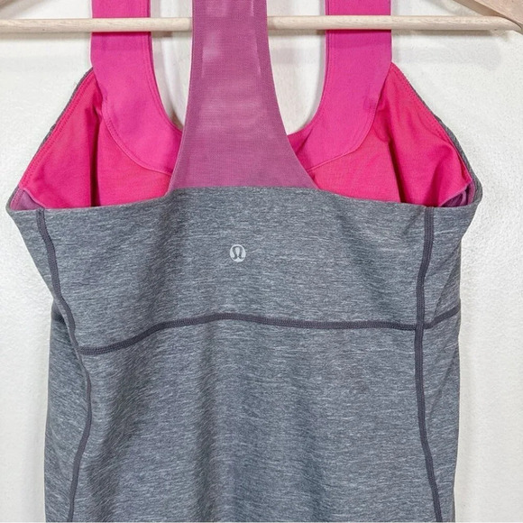 Lululemon Womens Size 8 Grey Scoop Neck Tank Top - Picture 7 of 10